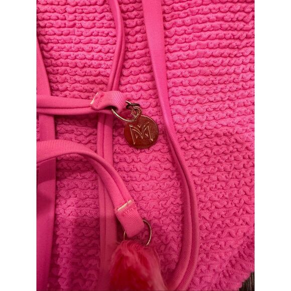 Milly bright pink bikini swim suit- size L - Picture 4 of 4